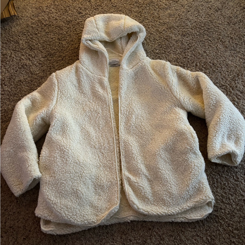 Urban Outfitters Cream Sherpa Jacket